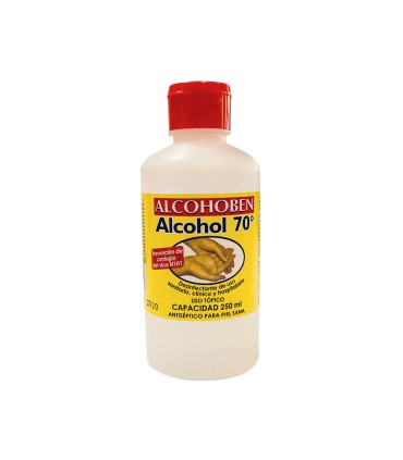 Alcohol etilico alcohoben de 70º bote de 250 ml